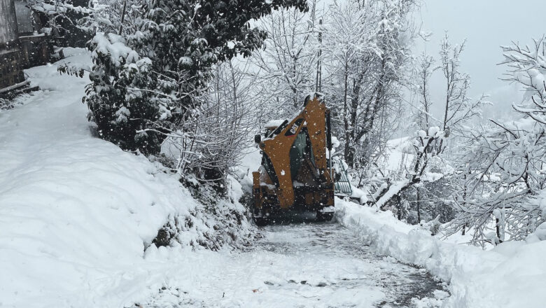  RİZE ‘DE 208 KÖY YOLU KAPALI…..