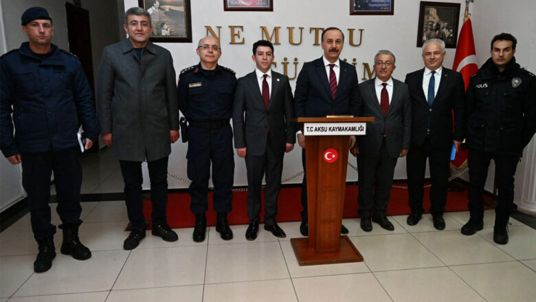  Isparta Valisi Abdullah Erin, Aksu ilçesine çalışma ziyareti gerçekleştirdi – Birlik Haber Ajansı