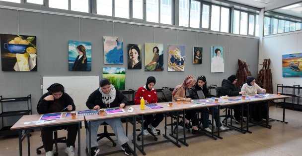 Dünya Ressamlar Günü’nde yeteneklerini keşfettiler – Birlik Haber Ajansı