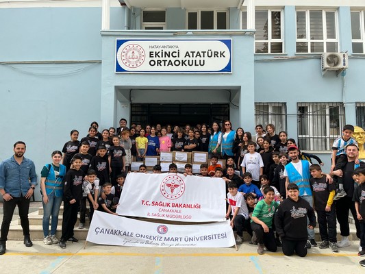  ÇOMÜ Bir Kitap Bir Mektup Projesi Hatay’da miniklerle buluştu – Birlik Haber Ajansı