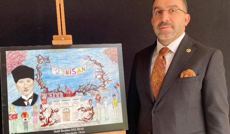  AK Parti Kars Milletvekili Adem Çalkın, TBMM’de açılan resim sergisini ziyaret etti – Birlik Haber Ajansı