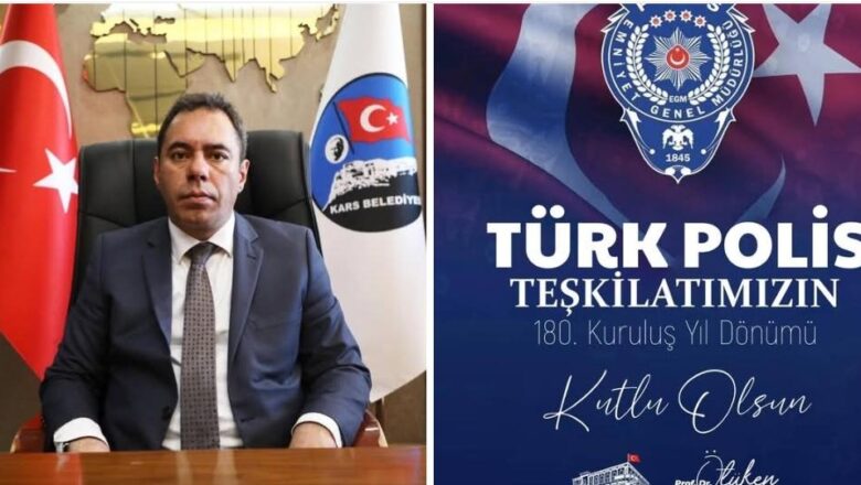  Kars Belediye Başkanı Senger, Türk Polis Teşkilatının 180. kuruluş yıl dönümünü kutladı – Birlik Haber Ajansı