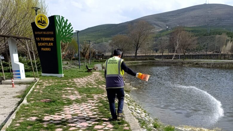  Bayburt’ta larvalarla mücadele başladı – Birlik Haber Ajansı