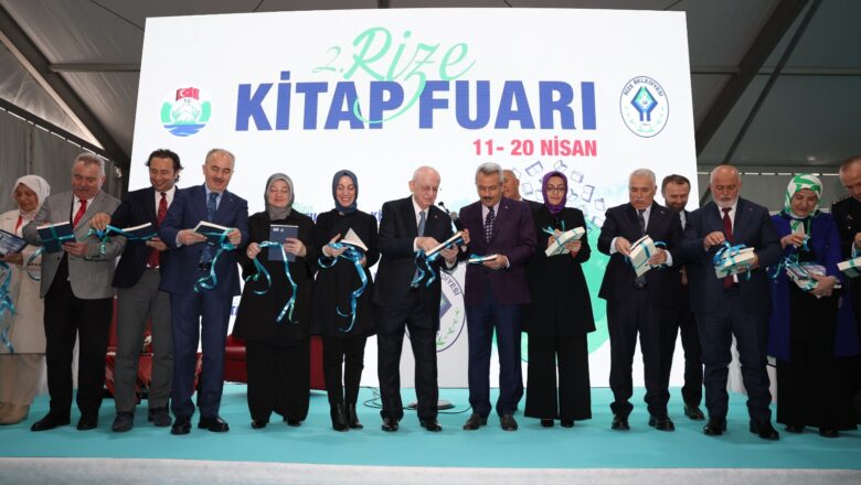  RİZE’DE 2. KİTAP FUARI AÇILDI…