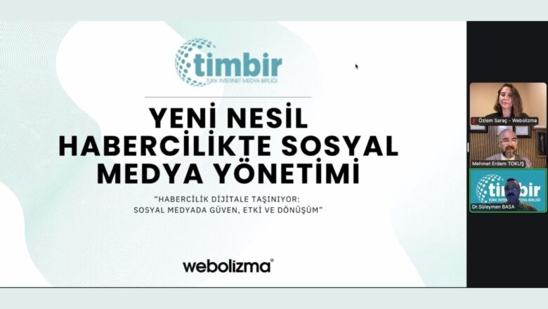  TİMBİR’den gazetecilere dijital habercilik eğitimi: “Sosyal medyaya güven, etki ve dönüşüm” – Birlik Haber Ajansı